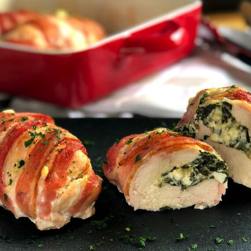 An image of Bacon Wrapped Stuffed Chicken