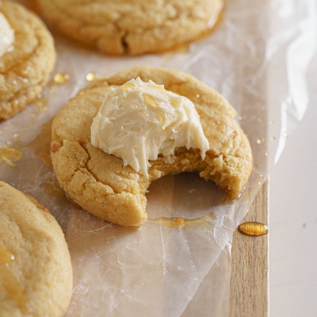 An image of Copycat Crumbl Cornbread Cookie