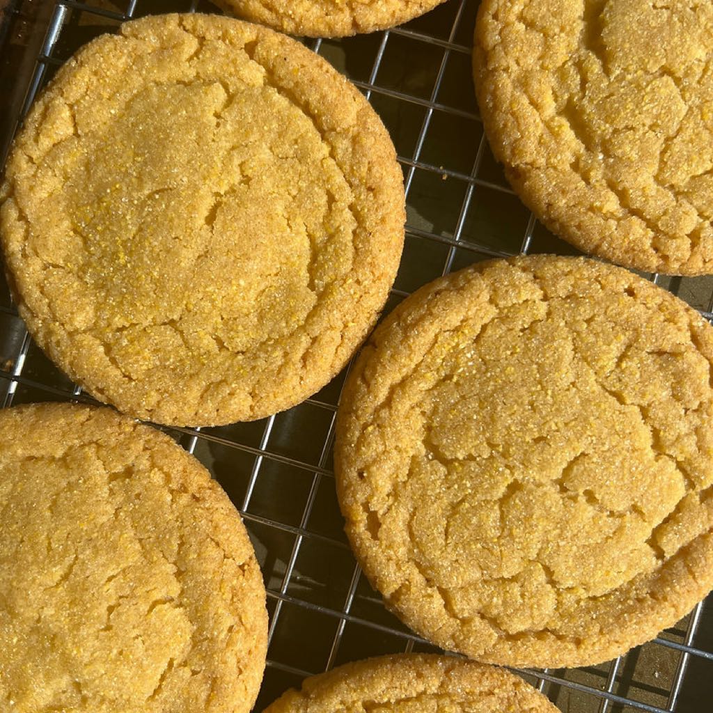 An image of Honey Butter Cornbread Cookies