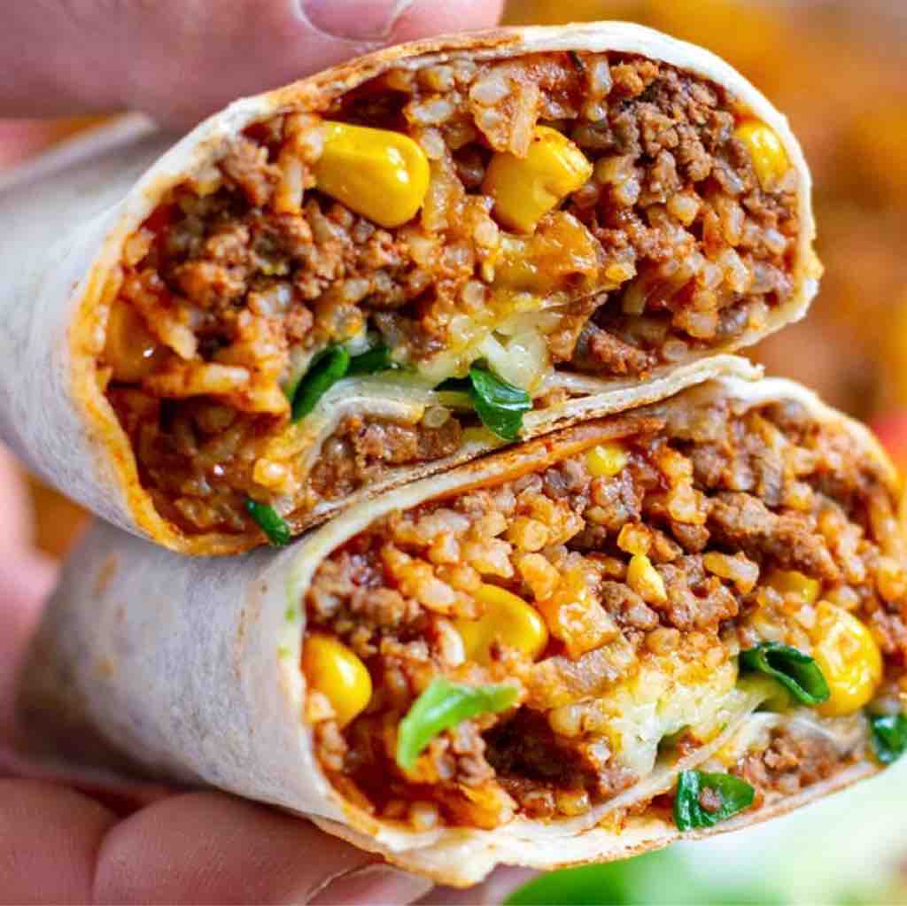 An image of Spanish Rice Burritos